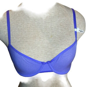 Smoothez by Aerie Bra  Balconette Unlined Underwire Purple 36B